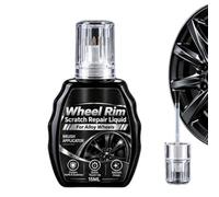 Chrome Repair System, Silver Wheel Paint 20ml, High Gloss Scratch Remover | Chrome Paint For Metal Repair, Alloy Wheel Scratch Remover, Quick Fix For Car Rim, Mirror Trim, Garage Detailing