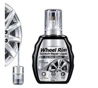 Chrome Repair System, Silver Wheel Paint 20ml, High Gloss Scratch Remover | Chrome Paint For Metal Repair, Alloy Wheel Scratch Remover, Quick Fix For Car Rim, Mirror Trim, Garage Detailing