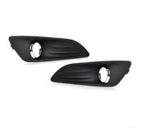 Chrome Ring Fog Light Grille Cover Pair for Ford for fiesta MK7 Black | High-quality ABS plastic construction, resistant to for impact and weather, black finish with chrome accent