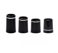 Chrome ring golfclub ferrules designed for irons and For Hybrids shaft tip diameters 0.355 and 0.370 inches supporting proper hosel fitting (8.5 * 16 * 12.2)