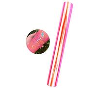 Chrome Rose Gold Siver Permanent Adhesive Vinyl Sheet Gloss Metallic Craft Vinyl for Silhouette Tumblers Cameo Craft Cutter Cricut,30cm by 152cm (Pink)