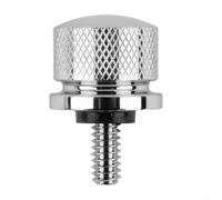 Chrome Seat Bolt with Knurled Grip & Rubber Washer for 883 1200 Superlow Iron Forty Eight For Road King Glide For Ultra