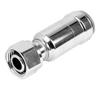 Chrome Service Valve 15mm x 1/2", Diameter 15mm, 1 in Pack