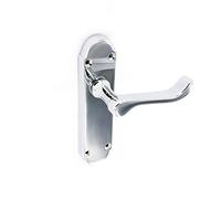 Chrome Shaped Latch Handle S2711