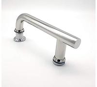 Chrome Shower Door Handle | 145mm Hole Centres | 195mm Long | Suitable for Shower Enclosures | HAND011