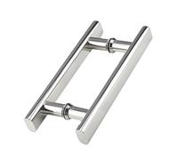 Chrome Shower Door HandleSliding Glass Door Pull Handle Replacement for Barn and Shower Doors450mmDurable Easy to Install Stylish Design