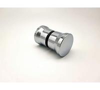 Chrome Shower Door Knob Handle | 6mm Glass Hole | 65mm Wide | Suitable for Shower Enclosures | HAND008