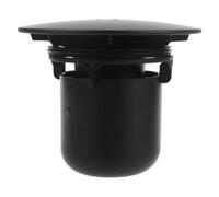 Chrome Shower Plughole Cover - 115mm Replacement for Fast Flow Drain Protection in Tray, Waste Trap, and Drain. Keep Clean Clog-Free Cap Tube Round (B)
