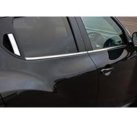 Chrome Side Door Window Sill Trim Set Covers To Fit Juke (2010+)