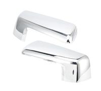 Chrome Side Rear View Mirror Cover, Replacement for Chevy Silverado 1500 2019-2022, Glossy ABS Mirror Cap with Fade - Resistant Finish for Standard Mirrors Only