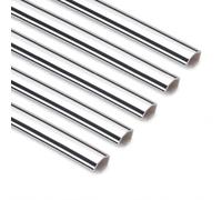 Chrome Silver PVC Quadrant Trim 15mm x 1m x 5 Pack | Bathroom Internal Corner Bead for Wall Panels, Shower Panels, Cladding & Wet Rooms | Waterproof Plastic Corner Trim