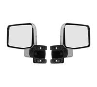 .Chrome Silver Rear View Mirror Convex Glass For Land Cruiser 60 Series