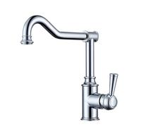 Chrome Single Lever French Traditional Monobloc Kitchen Mixer Tap - Enza Evelyn