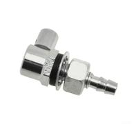 Chrome Single Windscreen Washer Jet for Classic Austin For MG For Ford For Vauxhall, Adjustable Brass Nozzle Fits 5mm Hole, Replaces GWW802 WSB136, 1950s 1960s Cars