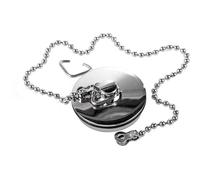 Chrome Sink Basin Plug with 300mm (12inch) Chain for Hand Washing Basin