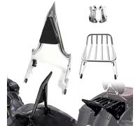 Chrome Sissy Bar Backrest For Harley Street Glide Special FLHXS 2014 2015 2016 2017 2018 2019 2020 2021 2022 2023