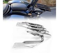 Chrome Sissy Bar Backrest With Luggage Rack For Harley Heritage Classic FLHC 2018 2019 2020 2021 2022 Sissybar