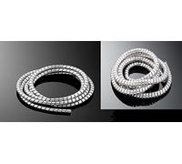 Chrome Spiral Cable Wrap/Wire Tidy (6mm & 10mm)