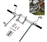 Chrome Sportster Forward Control For Harley Sportster Foot Pegs controls kits XL 883 1200 XLH1200 XLH883 1991-2003 motorcycle