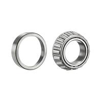 Chrome Steel Taper Bearing, 30205 Tapered Roller Bearing 7205E 25x52x15mm Pack Of 2(2PCS)