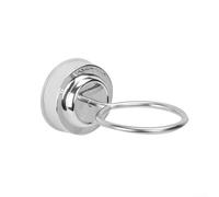Chrome Suction Cup Toothbrush Tumbler Holder, Hygienic Bathroom Cup Organizer