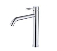 RAK Ceramics Prima Tech Tall Mono Basin Mixer Tap | Chrome | Metal | 51mm x 305mm x 165mm