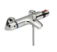 Chrome Thermostatic Deck Mounted Bath Shower Mixer Bar Valve Tap