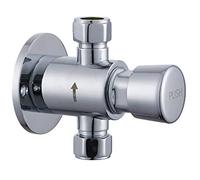 Chrome Timed Non Concussive Exposed Shower Valve Self Closing Gym Pool Schools