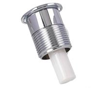 Chrome Toilet Cistern Button Siamp Skipper 45 Dual Flush Push Button Tank Switch 34455009 ABS Silver