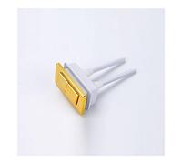 Chrome Toilet Flush Button - 83×45mm Square Shape Dual Flush Replacement for One-Piece, Two-Piece, and Squatting Toilets