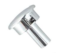 Chrome Toilet Push Button For Siamp Storm 33a Model 34335077 With Support Cover Option Fits 38mm To 44mm Hole Long Lasting Silver Finish Abs Material Modern Bathroom Upgrade Simple Setup Process(A)