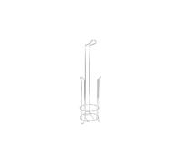 Chrome Toilet Roll Holder/Storer 13 X 14 X 52.5Cm H