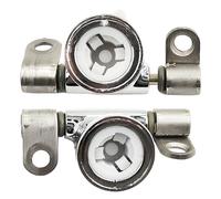 Chrome Toilet Seat Hinges AI0002100R Compatible with Roca Giralda DAMA Senso Easy Release Removable Set