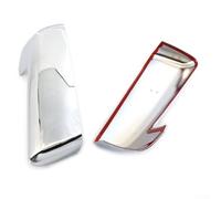 Chrome Top Half Mirror Cover Trim for Chevy For Silverado 1500 and For GMC For Sierra 1500 2019-2023 Models - ABS Plastic Replacement Side View Mirror Assembly