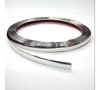 Chrome Trim Car Styling Strip 5 m x 7 mm Universal Car Hobby Chrome Self-Adhesive Chrome Strips Flexible Adhesive Tape Strips Sticker Silver