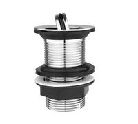 Chrome Unslotted Basin Waste with Flip Top - Stylish and Functional Bathroom Sink Waste for Sinks Without Overflow