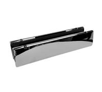 Chrome UPVC 12 Inch Heavy Duty Letterbox - Fits 40-80mm Door Thickness, Durable & Secure Mail Slot Letter Plate