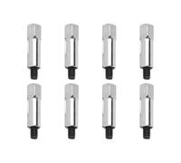 Chrome Valve Cover Bolt Stud Kit, 8-Piece 3/8" Length Hex Head Bolts with For Phillips Tip for Small Block V8 Engines (283/305/327/350/383/400)