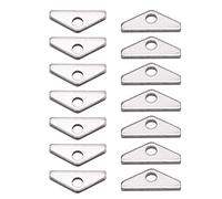 Chrome Valve Cover Tabs Hold Down 14 pc Replacement for Chevy BBC Big Block 396 427 454 502