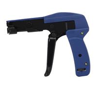 Chrome Vanadium Cable Tie Gun Tool Ocean Blue Fastening Tool for 2.2-4.8mm Ties Professional Installation Tool for Industrial Cable Bundle