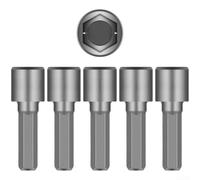 Chrome Vanadium for Impact Socket Set 4-13mm Hex Shank Non Magnetic Deep 6 Point for Power Drills for SAE Metric Sizes Tough(F)