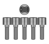 Chrome Vanadium For IMPACT Socket Set Non Magnetic Hex Shank Designed For 6.35mm Hex Shanks Covers 4mm To 13mm Range With Clear Engraved Labels(H)