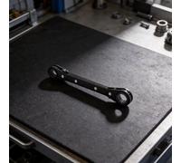 Chrome Vanadium Ratchet Spanner 6x8mm Non-Slip Grip(10-12mm) | Reversible ratchet mechanism, quick tighten/loosen switch, 6x8mm compact head, fits confined areas, for durable steel build
