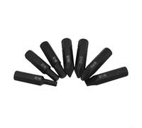 Chrome Vanadium Screwdriver Bit Set, 7-Piece with 36mm and 80mm PH1/PH2/PH3/H4/H5/H6 + Slotted Bits, 8mm Hex Shank, Impact-Ready, Rust-Resistant Black Finish, for Manual/Electric/Drill/Air Tools(36mm)