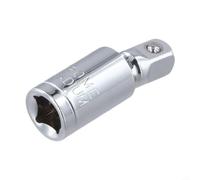 Chrome Vanadium Steel 360° Swivel Socket Adapter Joint for 1/4 3/8 | 1/4 3/8 1/2 Inch Adapter 360 Degree Ratchet Extension High Torque Rotary Joint Automotive Repair Socket Accessory