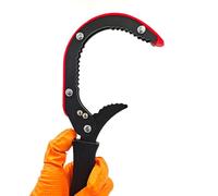 Chrome Vanadium Steel Boiler Magnetic Filter Lid Removal Spanner Heavy-Duty Combination Wrench for 76-89 Mm Diameter Lids User-Friendly Non-Slip Rubber Handle Rust-Resistant