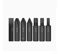 Chrome Vanadium Steel For Impact Driver Bits 7pcs Set with 8mm Hex Shank PH1 PH2 PH3 H4 H5 H6 Magnetic Screwdriver Bits Compatible with Manual, Electric and Air Tools (36mm)