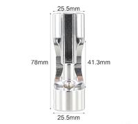 Chrome Vanadium Steel Open Socket Wrench Set, 10-19 mm Metric Sizes (10/11/12/13/14/15/16/17/18/19 mm), 3/8-inch Drive, for Inje(17MM)