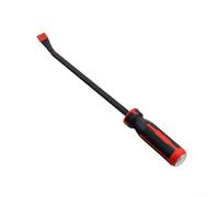 Chrome Vanadium Steel Pry Bar Set With Thicker Strike Cap Handle For Heavy Duty Demolition And Trim Removal Tasks In Red And Black Color Options Including Four Sizes 8 12 18 24 Inch(18inch)