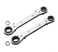 Chrome Vanadium Steel Ratchet Wrench Set 4 in 1 with Quick Release Feature for Rapid Direction Change During Tightening and Loosening (116-17-18-19mm)